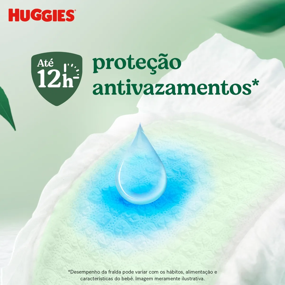 Huggies Fralda Descartável Premium Natural Care M - 78 Un — foto 3