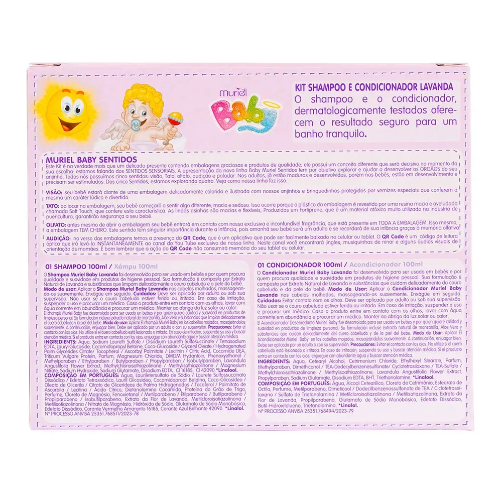 Kit Muriel Baby Shampoo + Condicionador Lavanda 100ml — foto 2