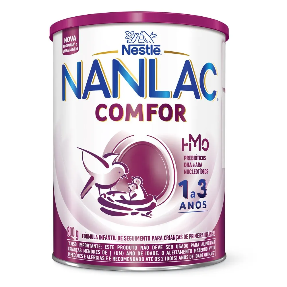 Kit Nanlac Fórmula Infantil Nestlé Comfor 800g 3 Unidades — foto 2