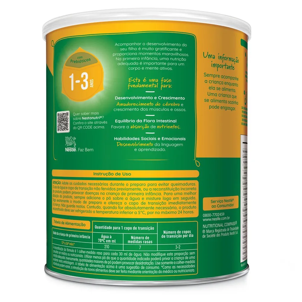 Kit Nestlé Fórmula Infantil Nestonutri 800g 3 Unidades — foto 3