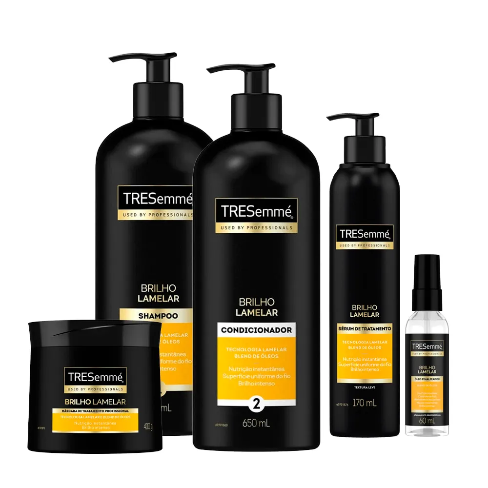 Kit Tresemmé Brilho Lamelar