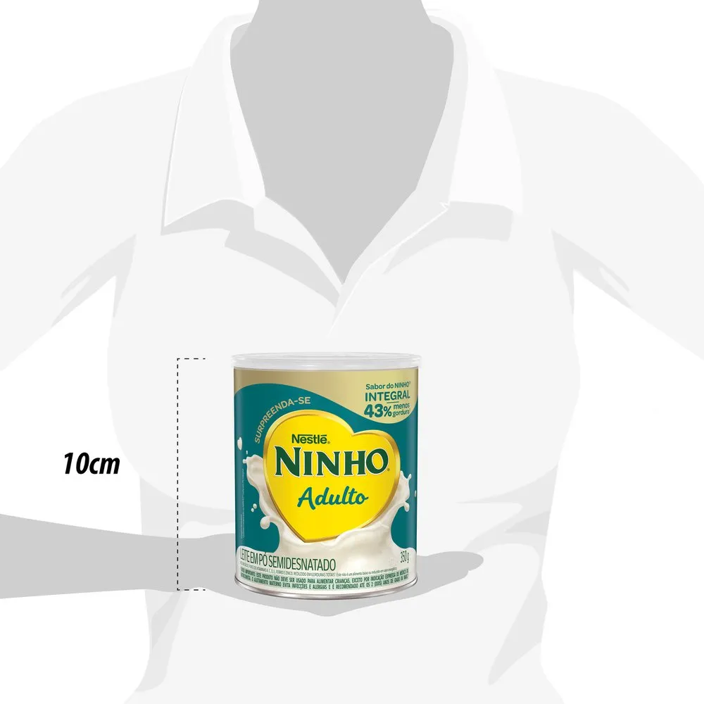 Leite em Pó Ninho Adulto Lata 350g — foto 4