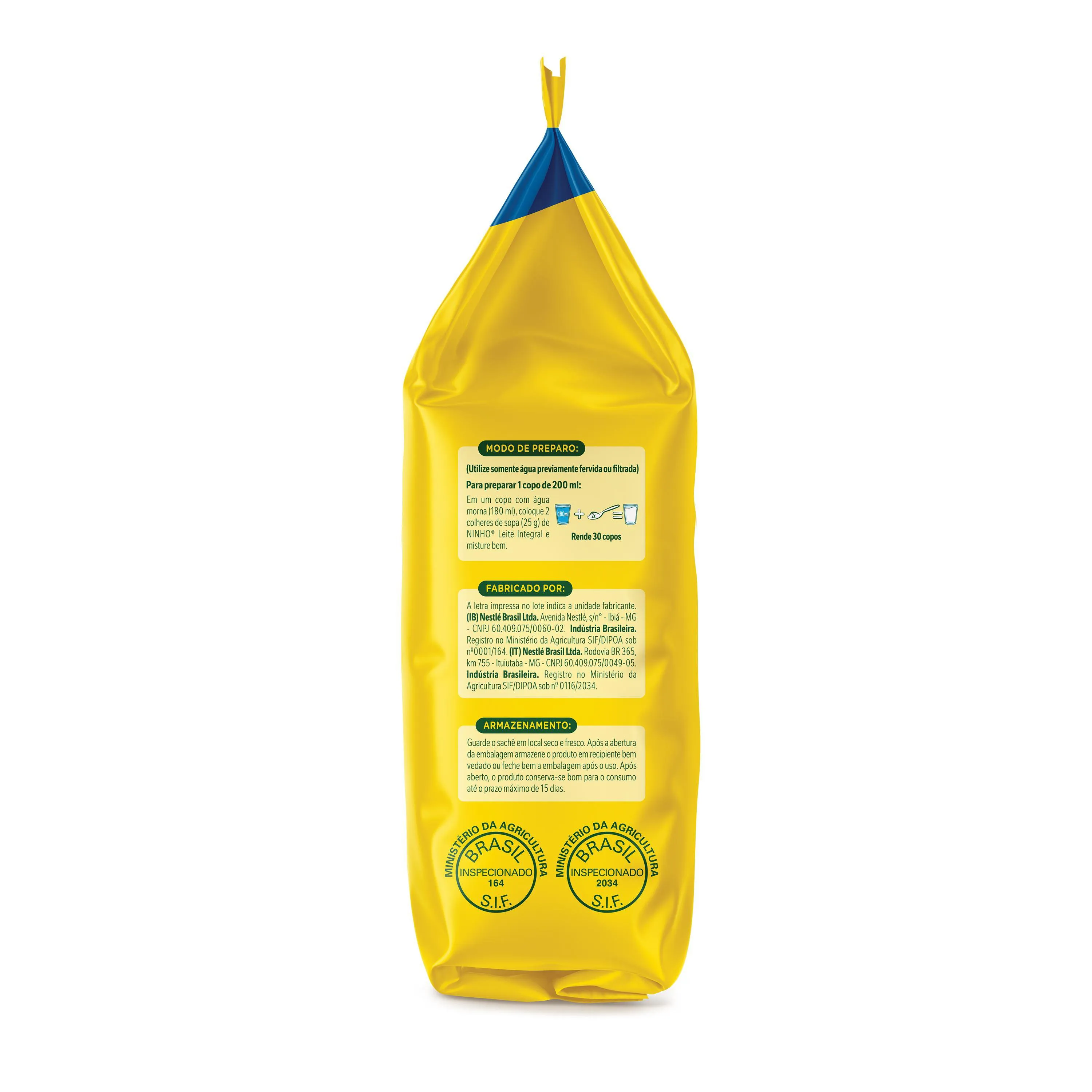 Leite em Pó Ninho Integral Sachet 750g — foto 6