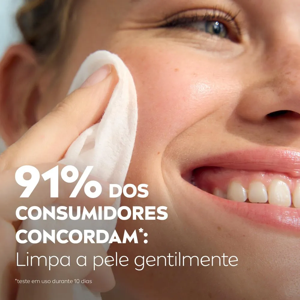 Lenço Demaquilante Nivea 3 em 1 Ação Refrescante 25 unidades — foto 7