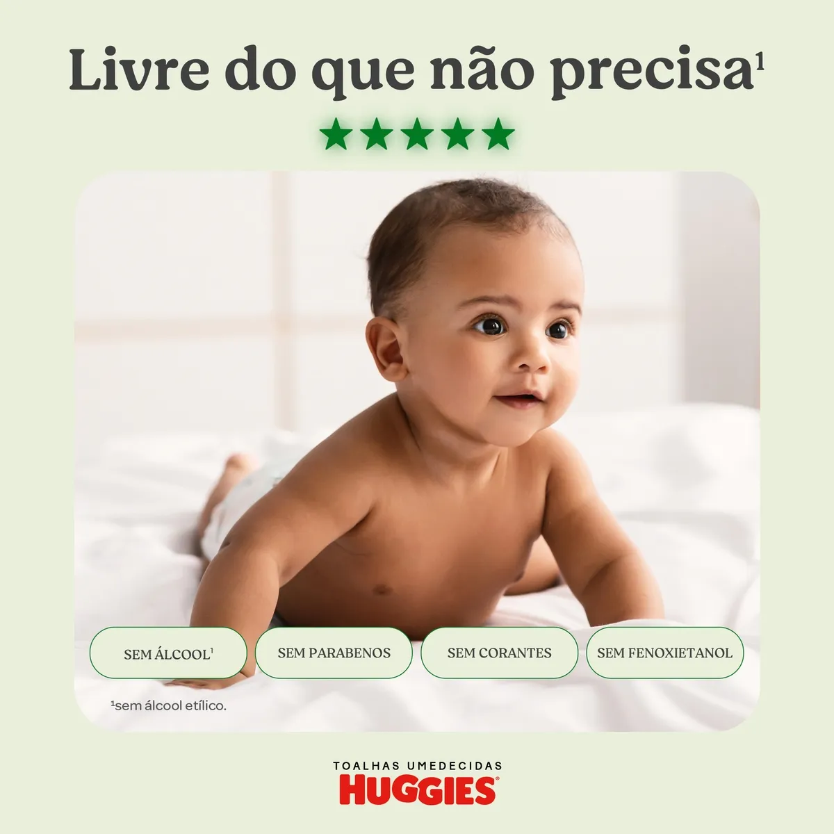 Lenços Umedecidos Huggies Higiene Superior Limpam 2x Mais 192 Unidades — foto 7