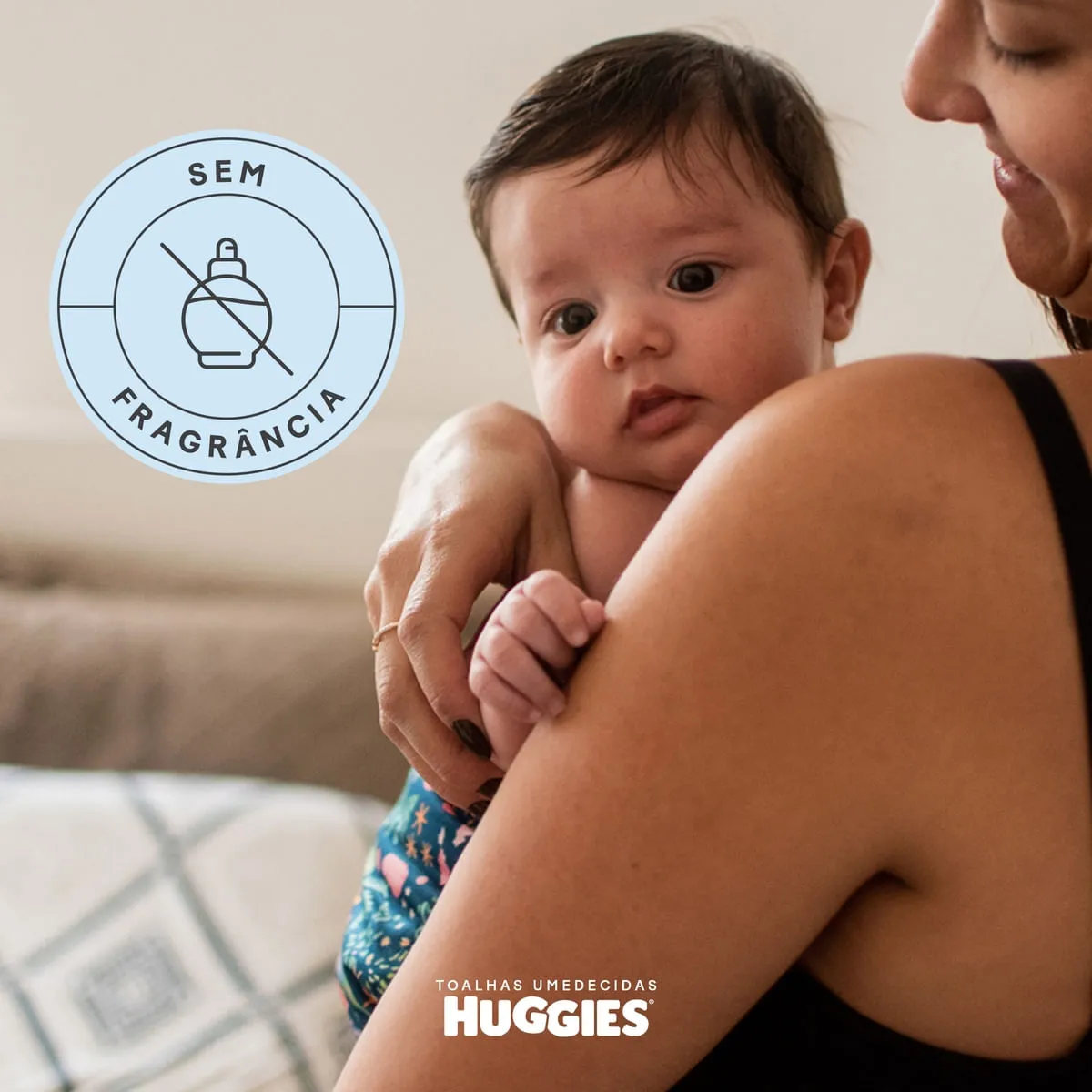 Lenços Umedecidos Huggies Recém-Nascido Sem Fragrância 48 Unidades — foto 5