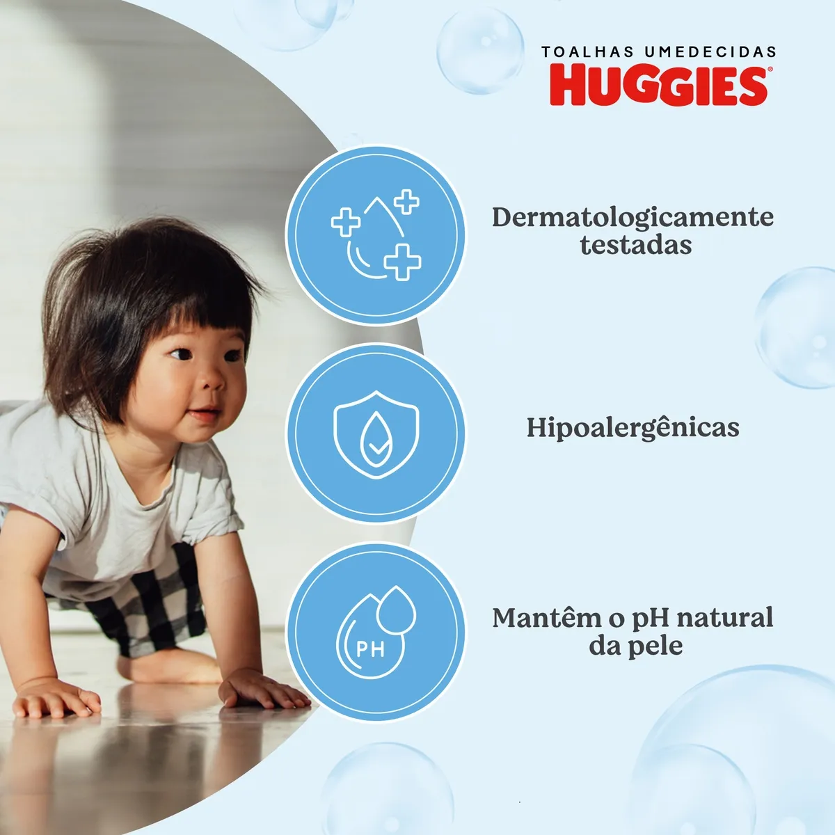 Lenços Umedecidos Huggies Recém-Nascido Sem Fragrância 48 Unidades — foto 12