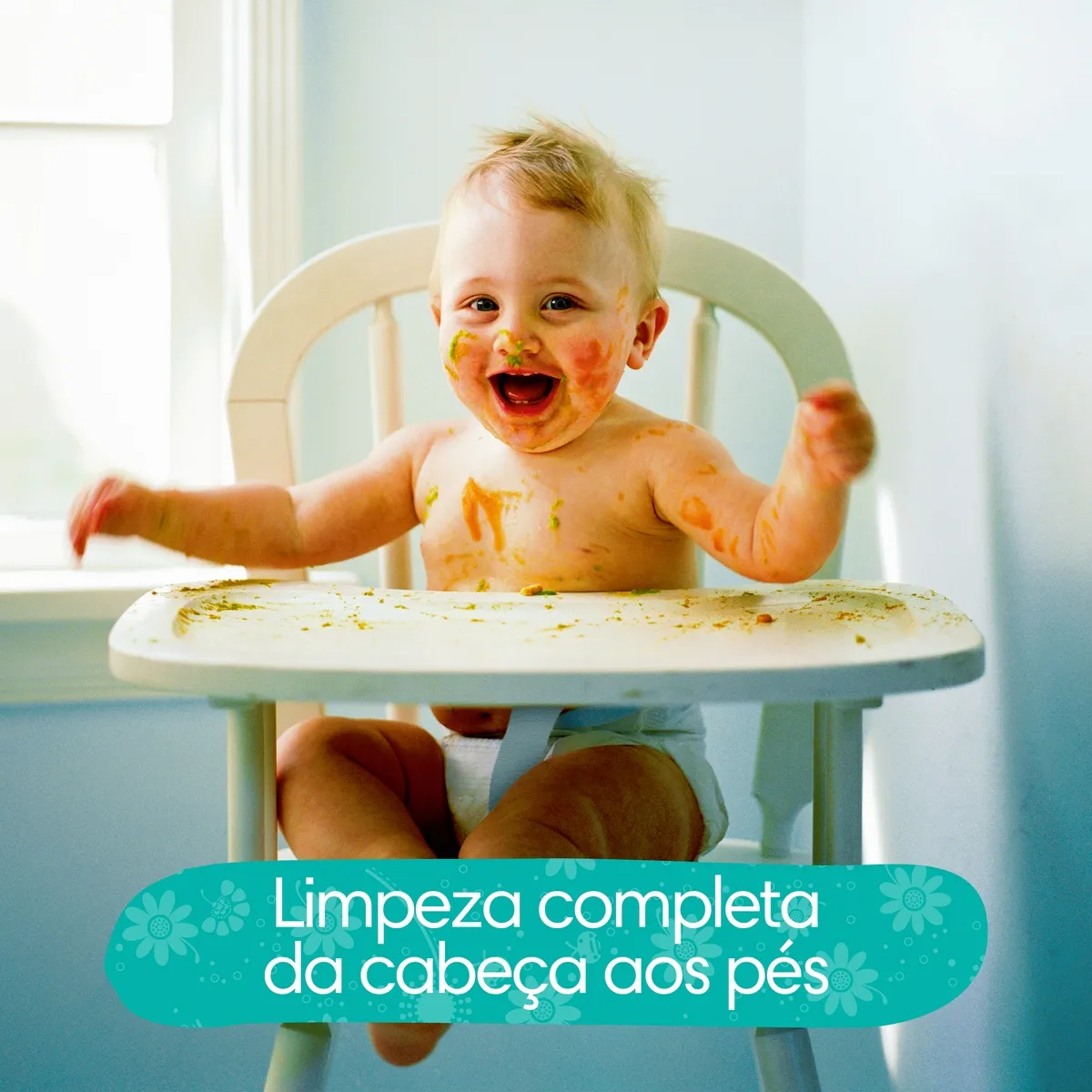 Lenços Umedecidos Pampers Aroma de Camomila 48 Unidades — foto 3