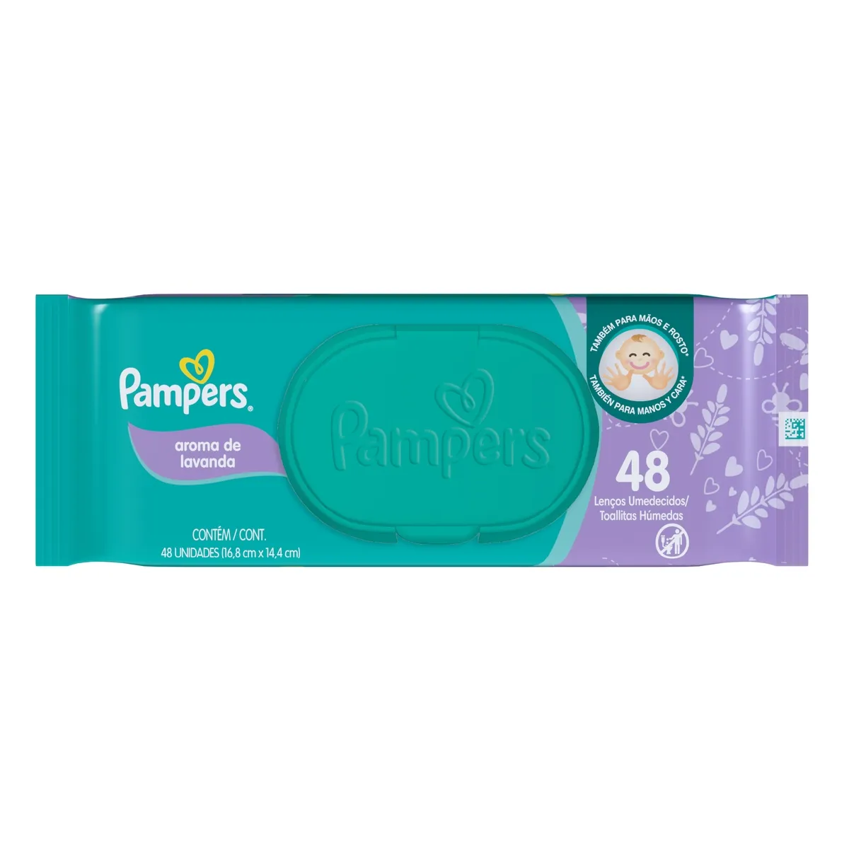 Lenços Umedecidos Pampers Aroma de Lavanda 48 Unidades — foto 8