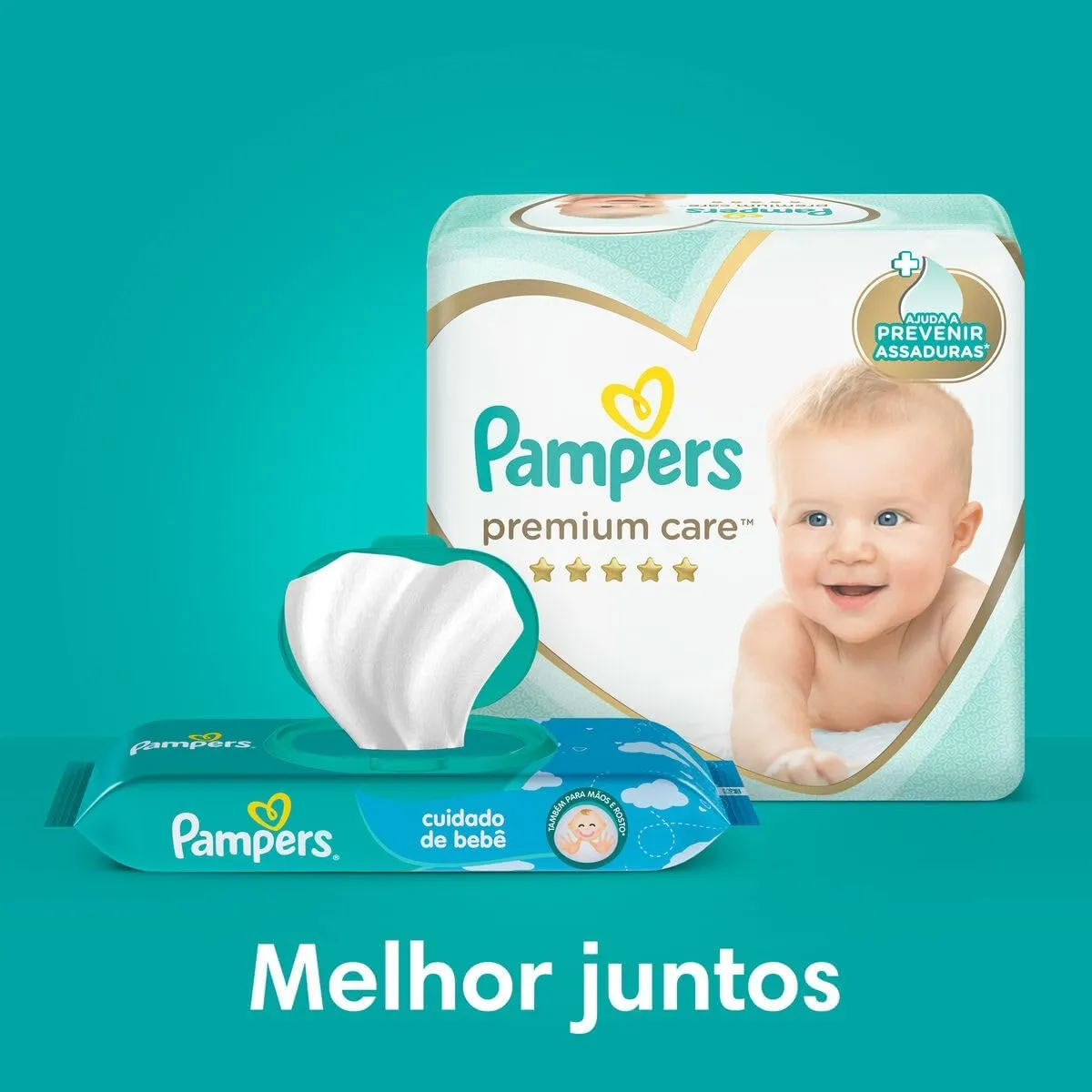 Lenços Umedecidos Pampers Cuidado de Bebê 192 Unidades — foto 8
