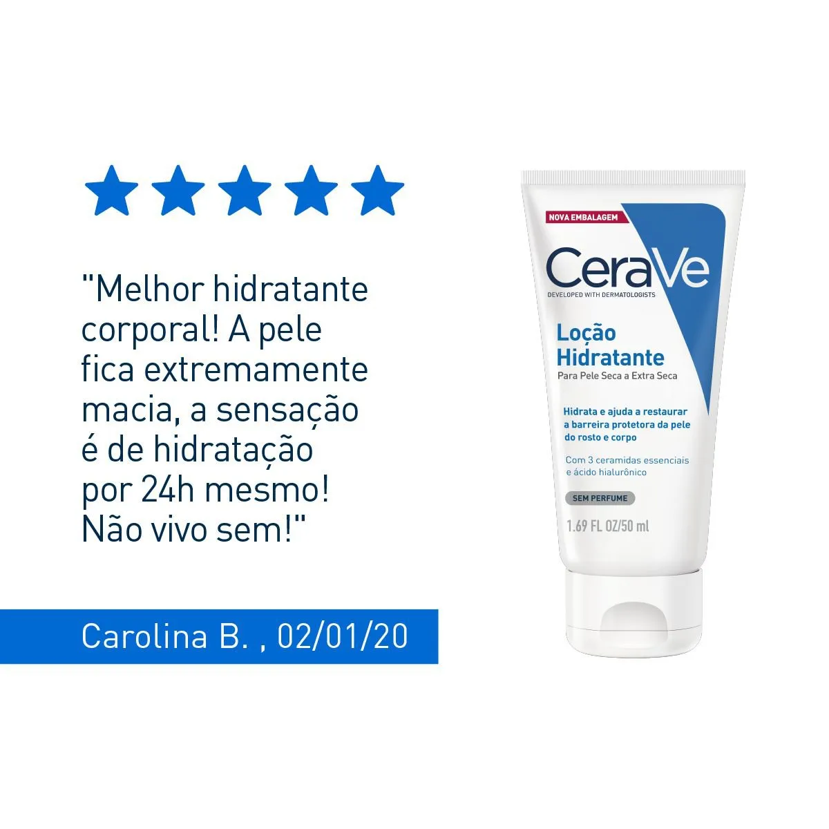 Loção Corporal CeraVe Hidratante com Ceramidas 50ml — foto 3