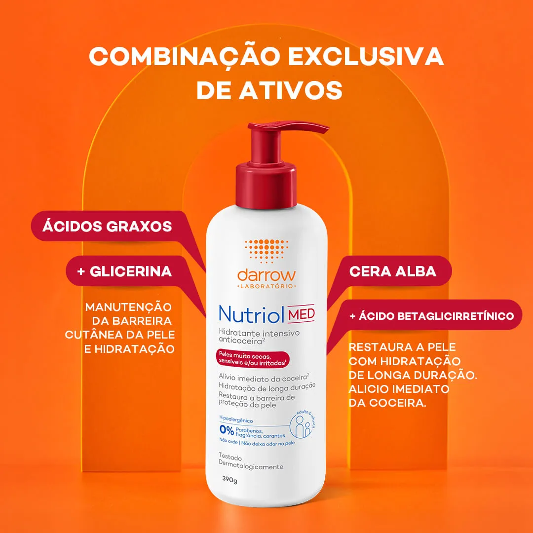 Loção Corporal Nutriol Med Hidratante Intensiva Anticoceira 390g — foto 6