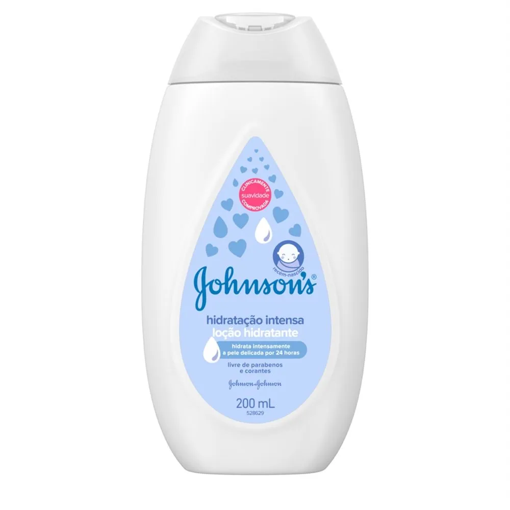 Loção Hidratante Infantil Johnson's Baby Hidratação Intensa 200ml