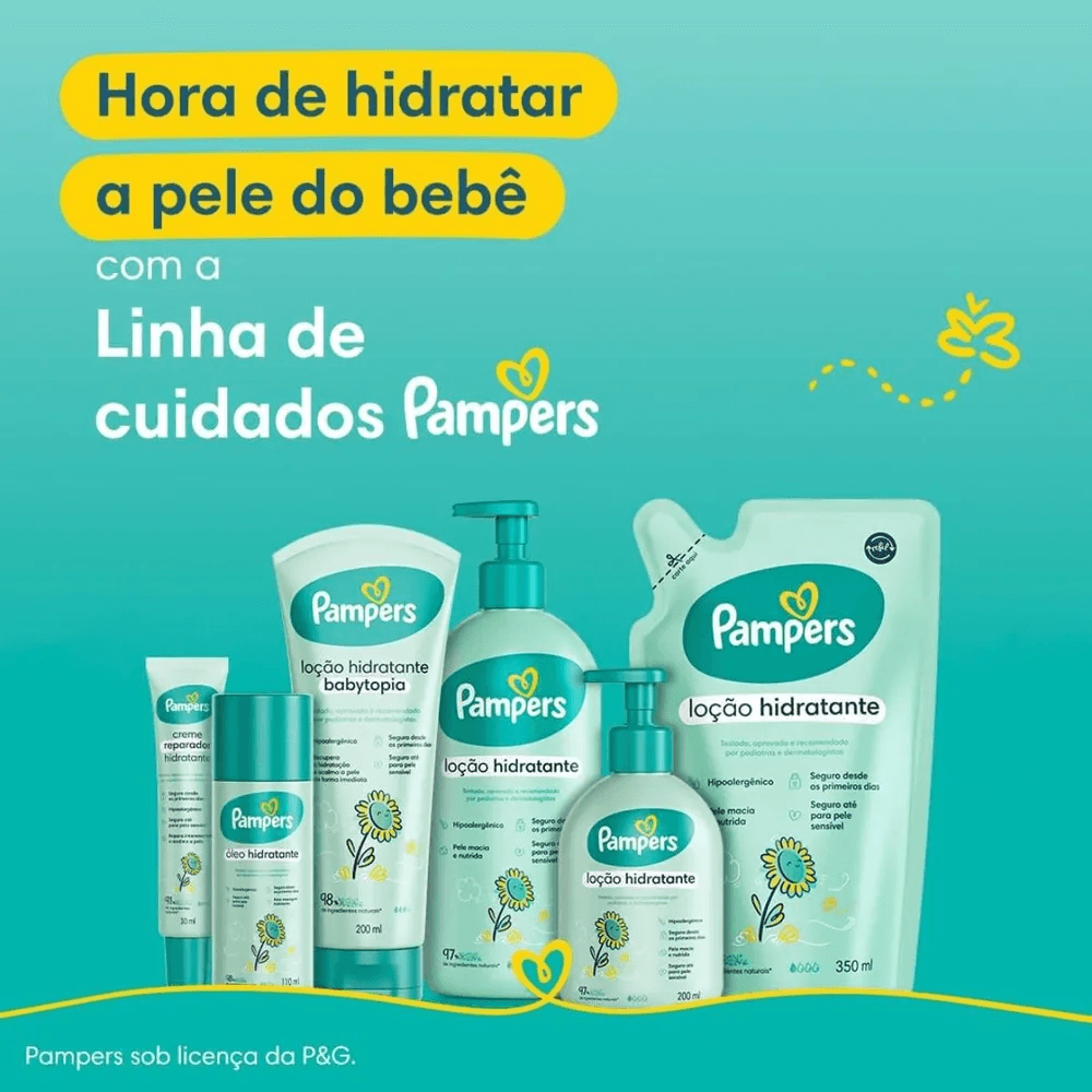 Loção Hidratante Infantil Pampers Babytopia Girassol 200ml — foto 4