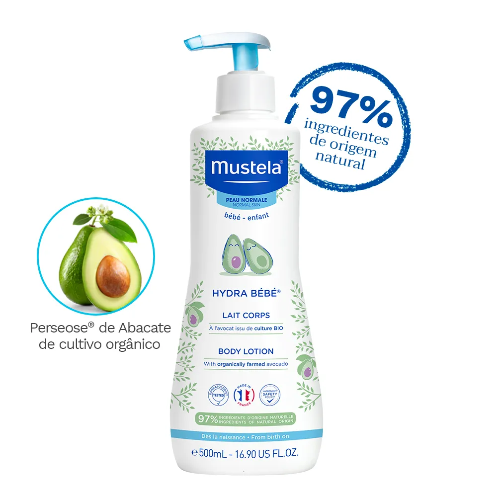 Loção Hidratante Mustela Hydra Bébé Bebê Pele Normal 500ml — foto 2