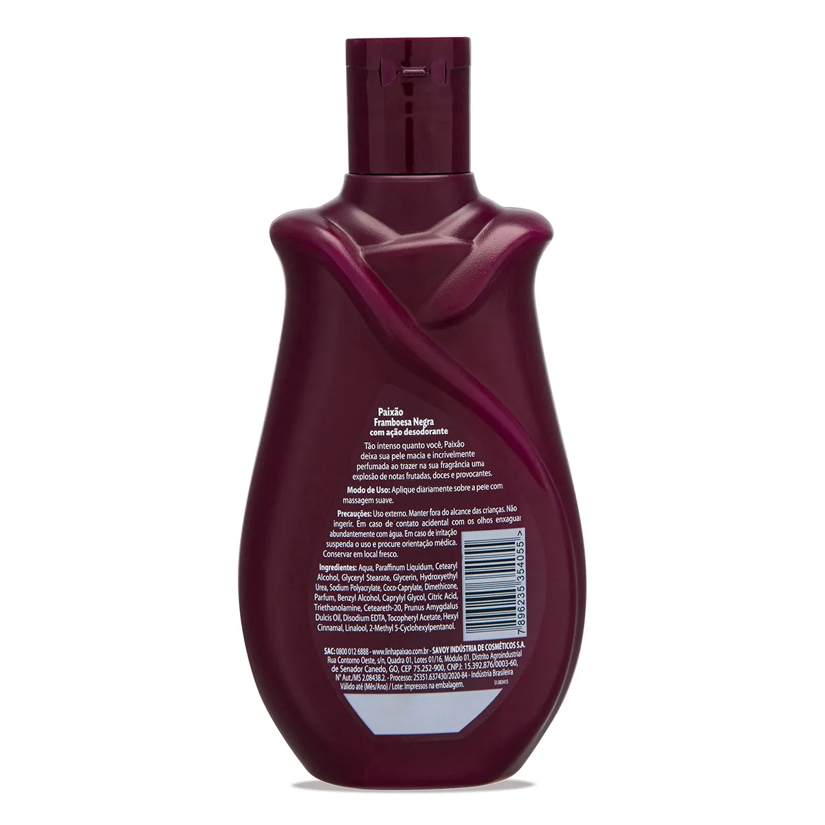 Loção Hidratante Paixão Framboesa Negra com ação desodorante 200ml — foto 7