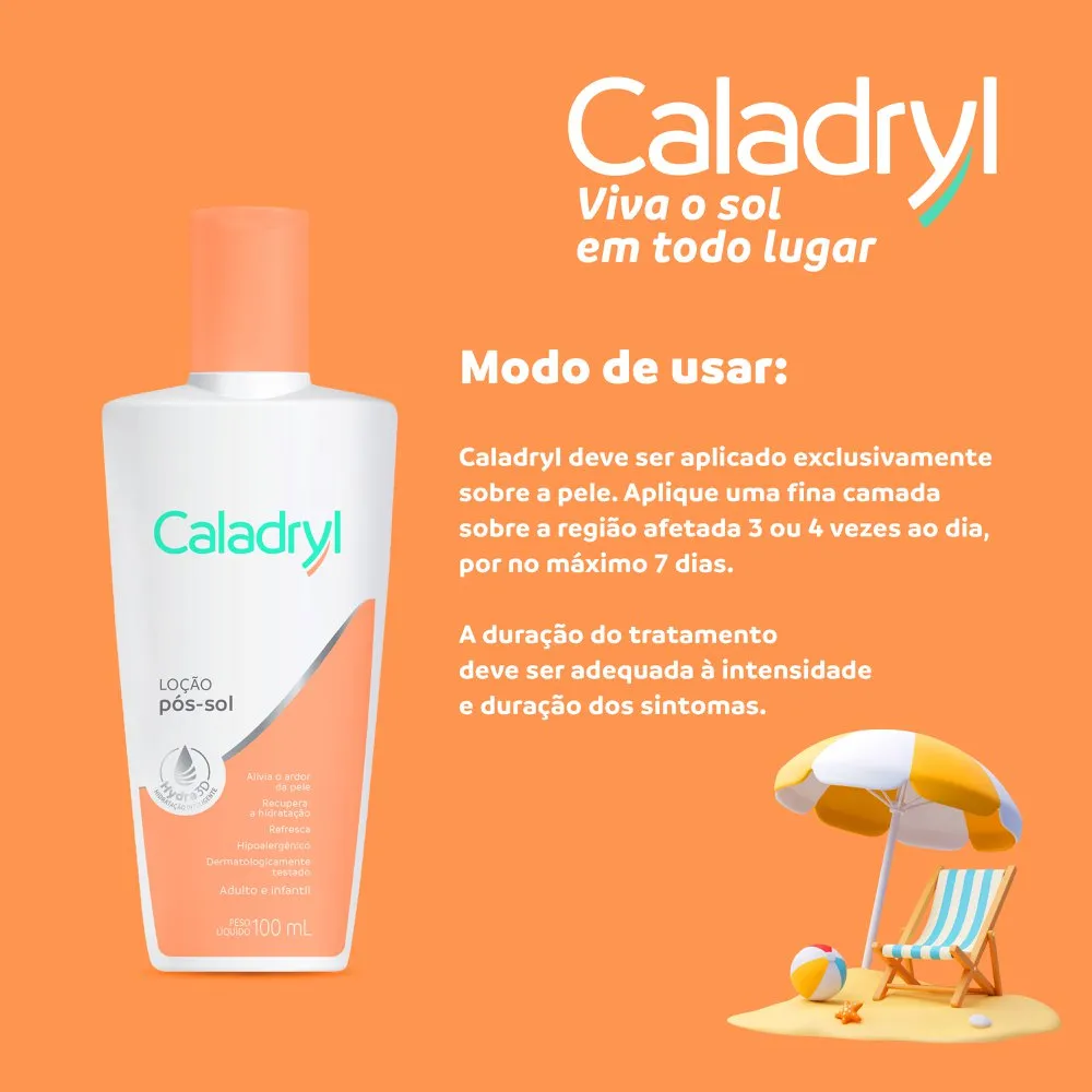 Loção Pós-Sol Caladryl Tradicional 100ml — foto 3