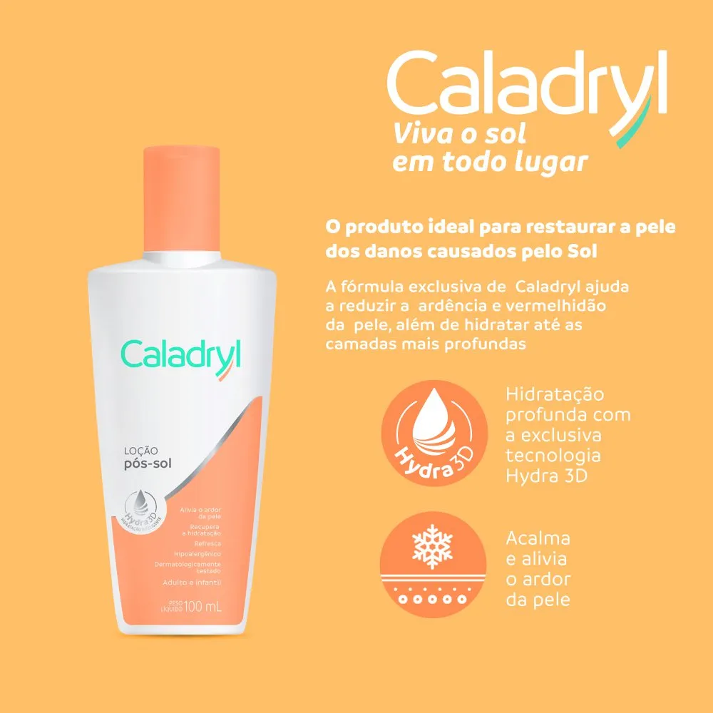 Loção Pós-Sol Caladryl Tradicional 100ml — foto 2
