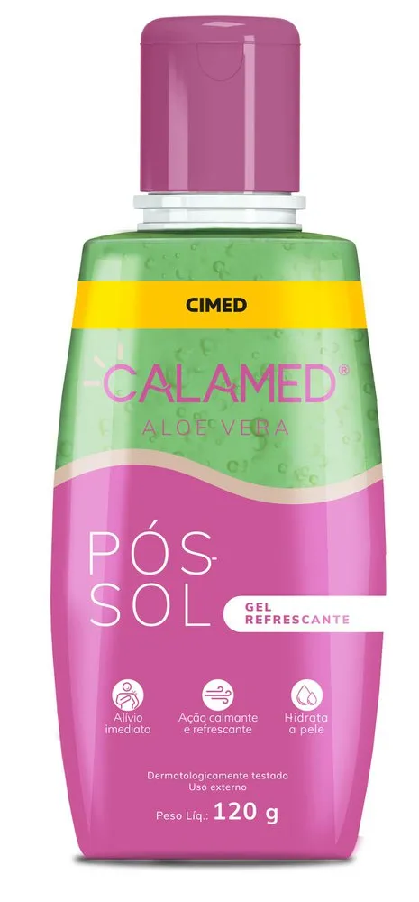 Loção Pós-Sol Calamed Aloe Vera Gel 120G