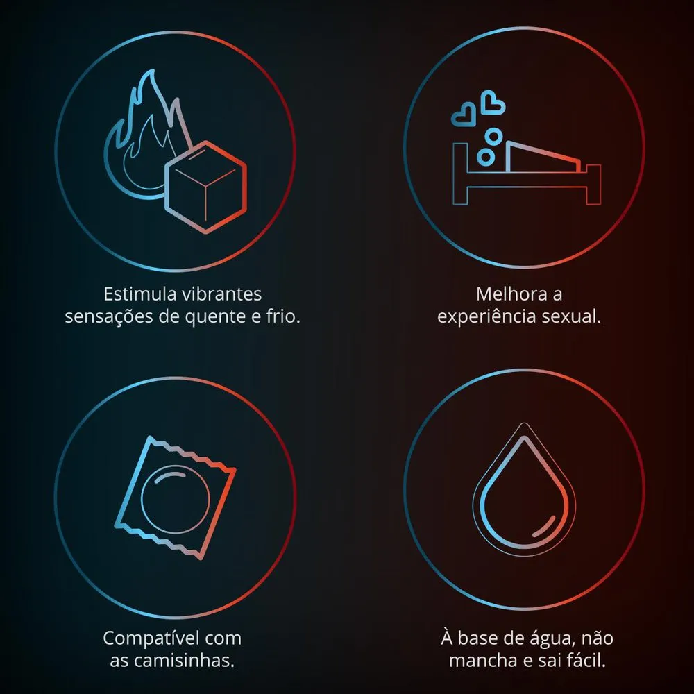 Lubrificante Íntimo Olla Mix Sensations Quente e Frio 50g — foto 5
