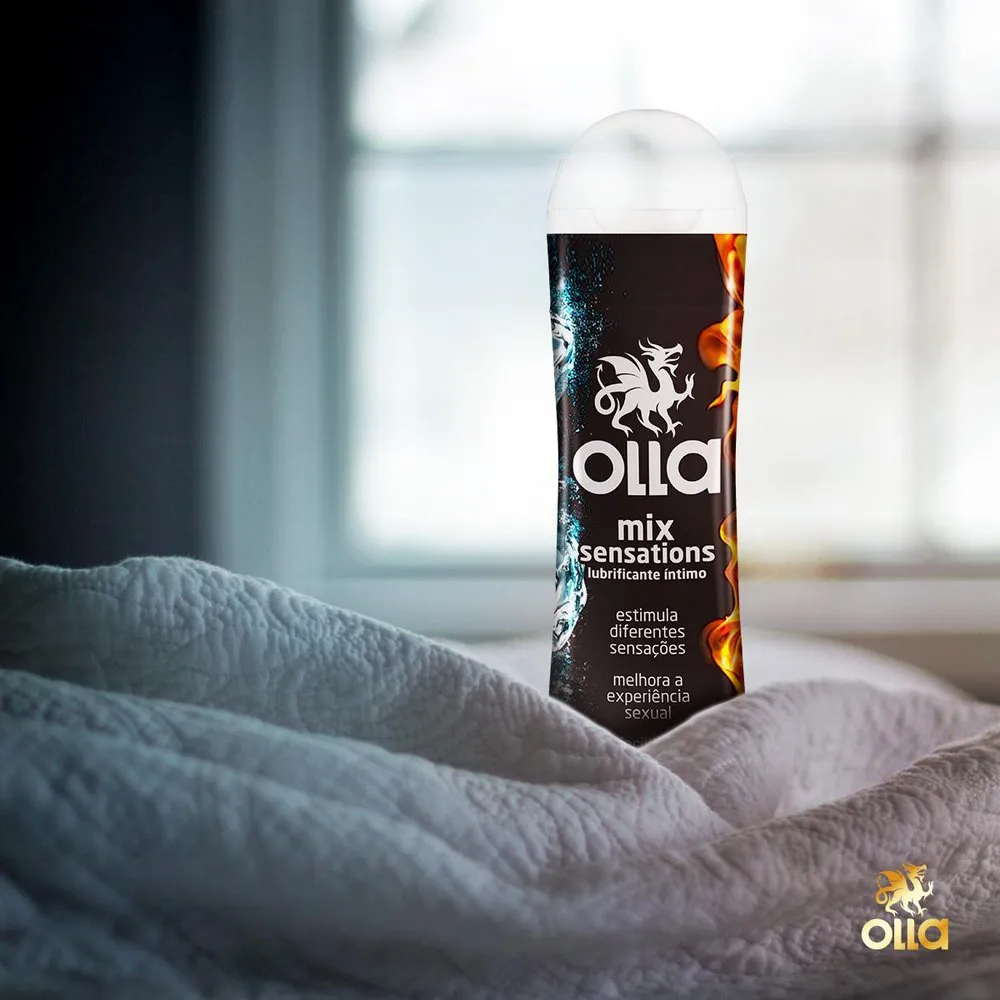 Lubrificante Íntimo Olla Mix Sensations Quente e Frio 50g — foto 6