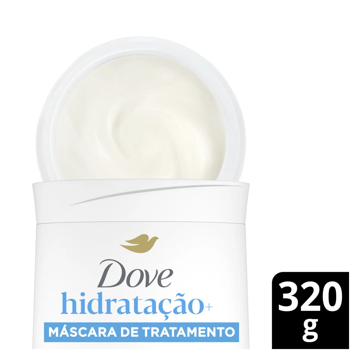 Máscara De Tratamento Capilar Dove Hidratação + Hialuron-Vit 320g