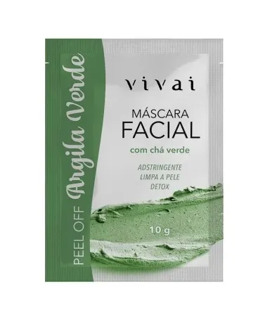 Máscara Facial Argila Verde Vivai
