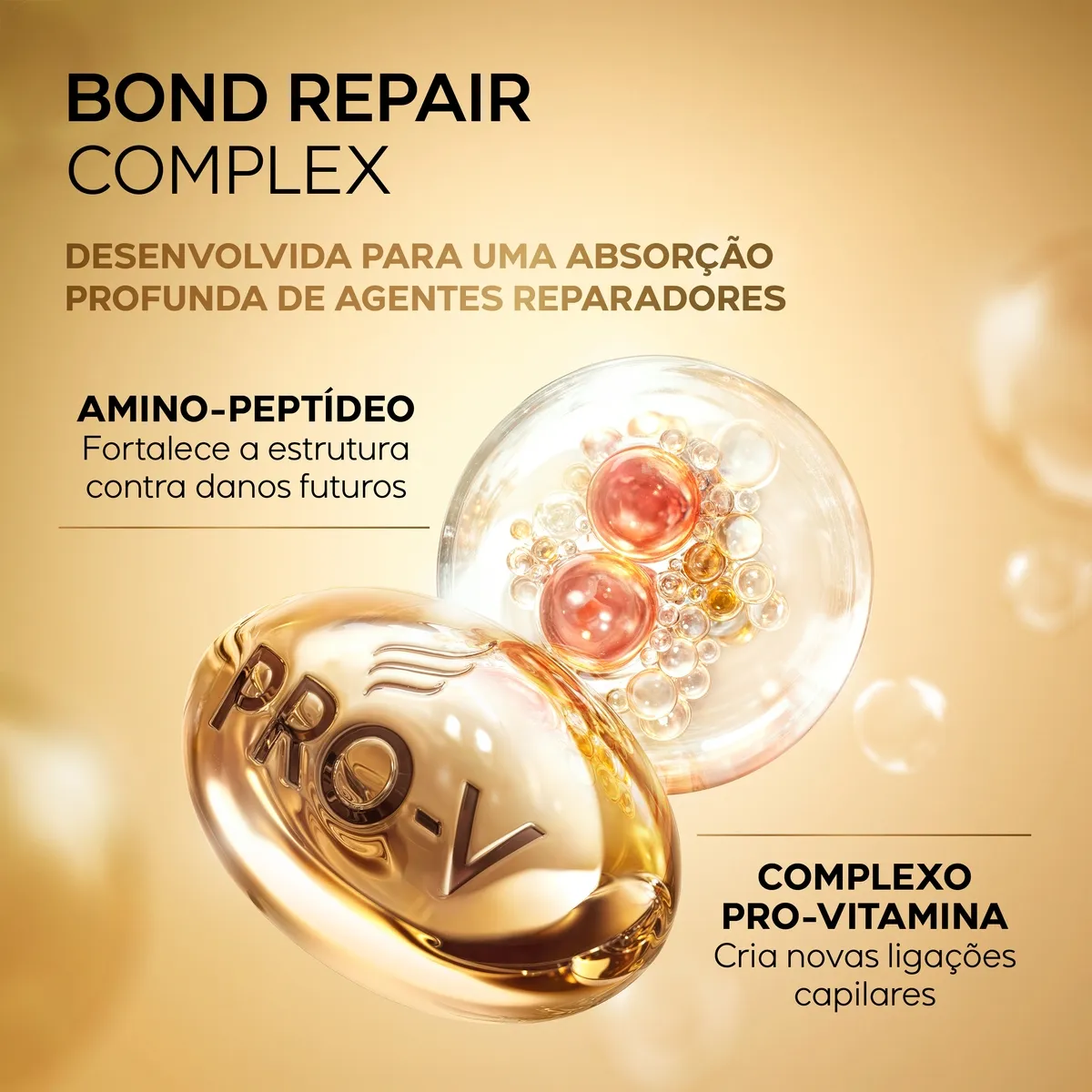 Máscara Intensiva Pantene Reconstrução Molecular 270ml — foto 3