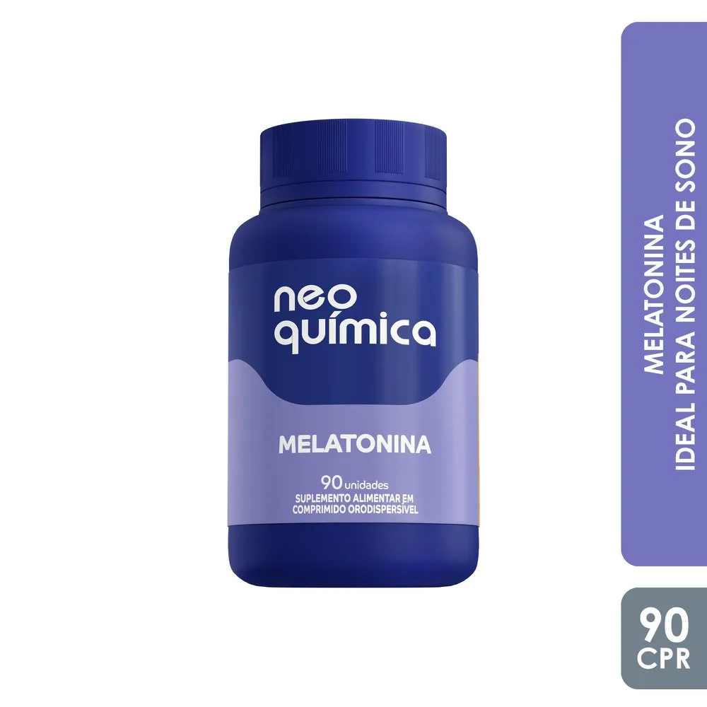 Melatonina 0,21mg Sabor Maracujá 90 Comprimidos Orodispersíveis Neo Química — foto 2