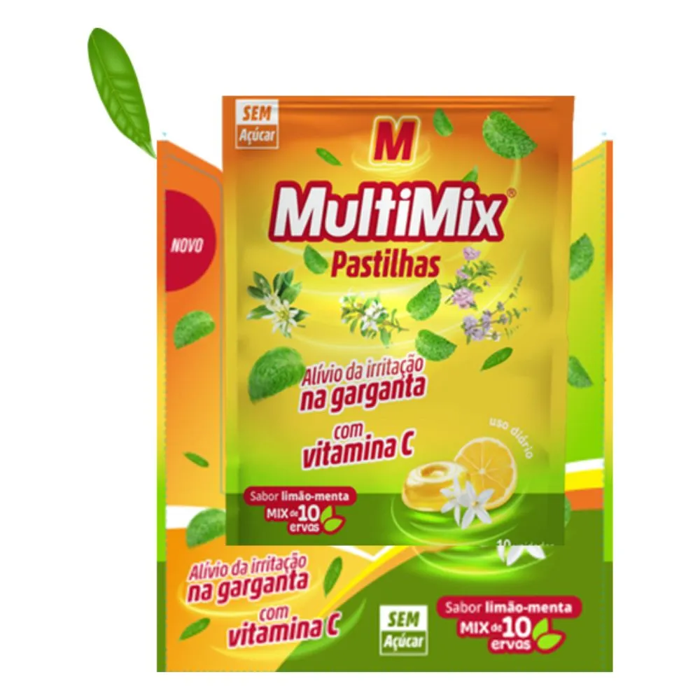 Multimix Gripes E Resfriados Infantil Limão-Menta 10 Balas Duras — foto 2