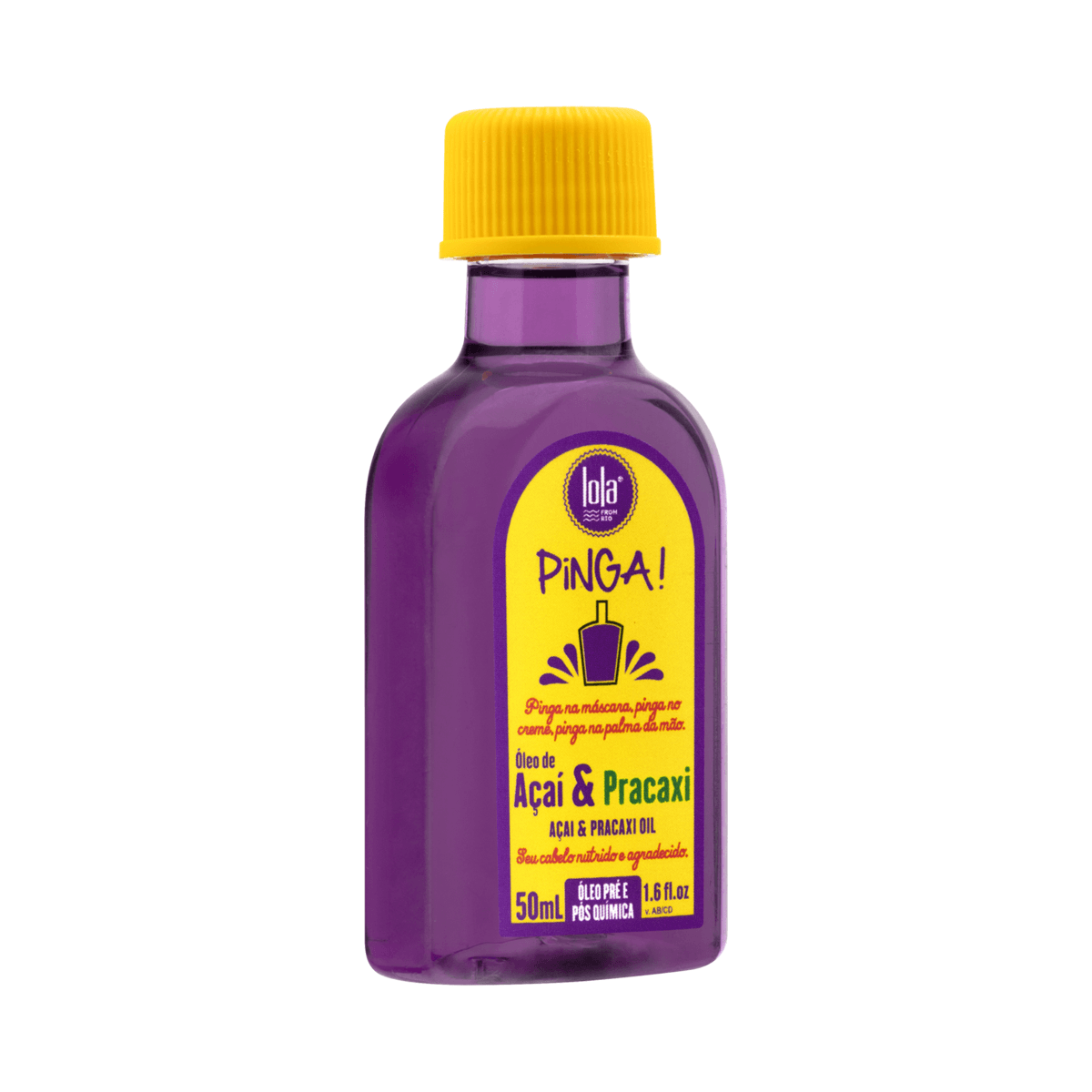 Óleo Capilar Lola Pinga! Reparação Açaí e Pracaxi 50ml
