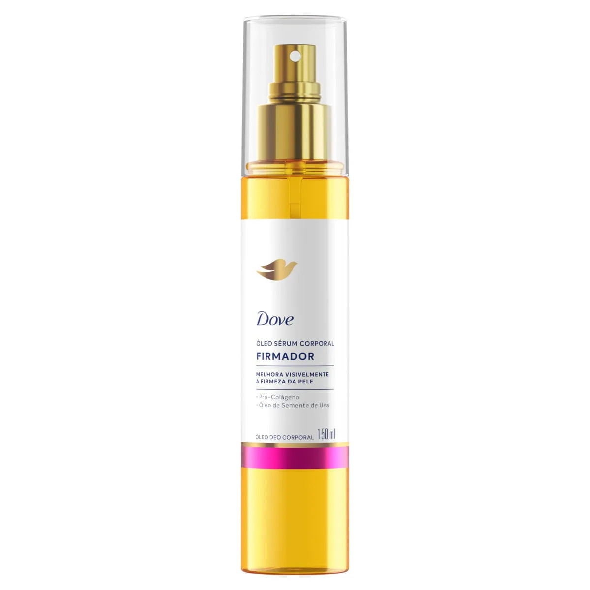 Óleo Corporal Dove Sérum Deo Pró-Colágeno E Óleo De Semente De Uva Firmador Spray150ml