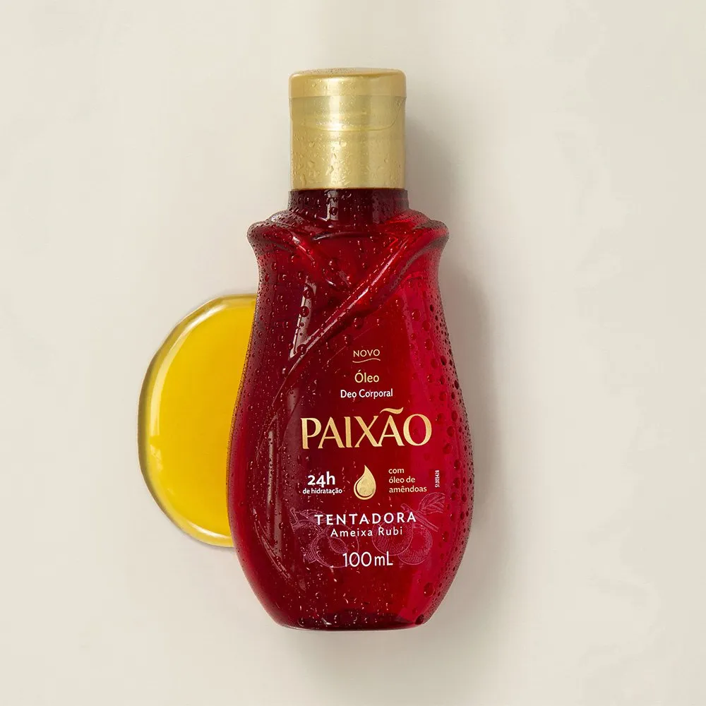 Óleo Corporal Paixão Tentadora Ameixa Rubi 100ml — foto 4