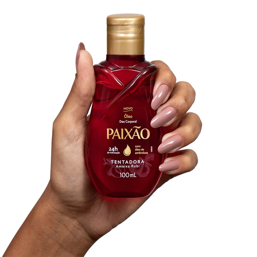 Óleo Corporal Paixão Tentadora Ameixa Rubi 100ml — foto 2