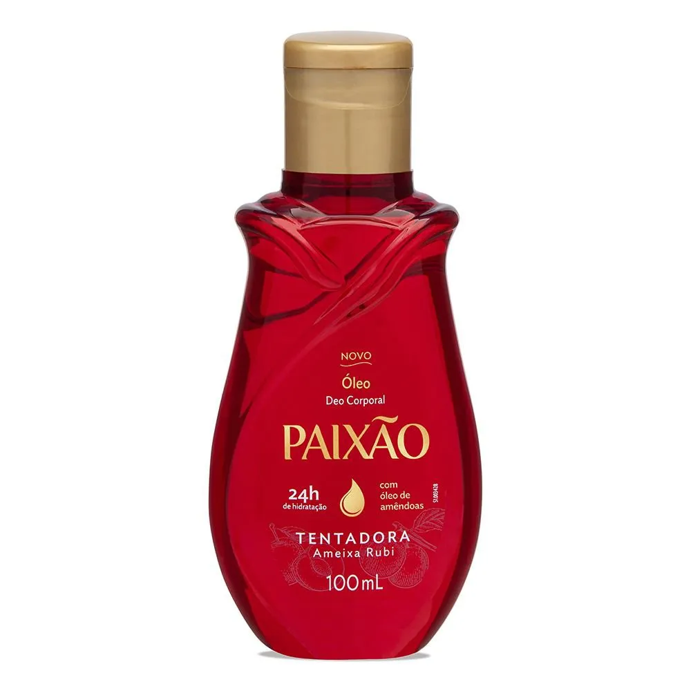 Óleo Corporal Paixão Tentadora Ameixa Rubi 100ml
