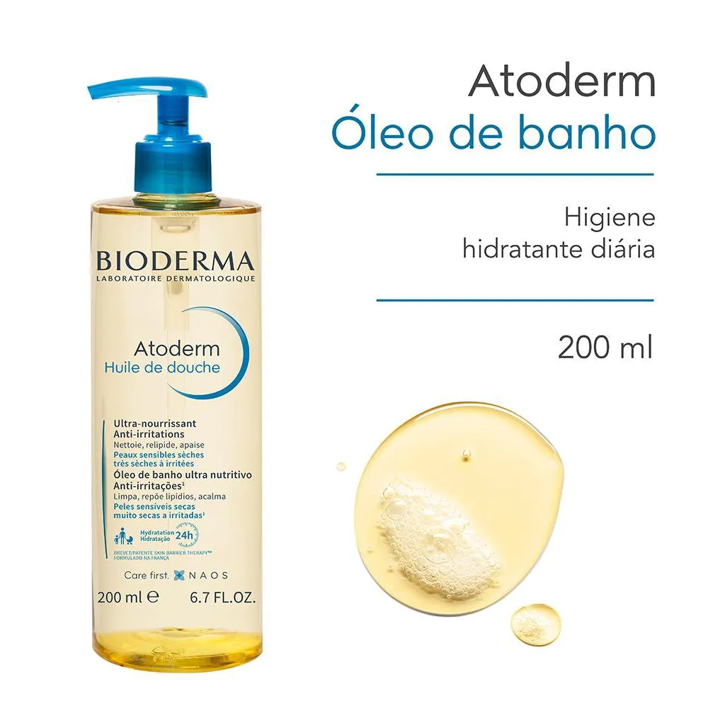 Óleo De Banho Bioderma Atoderm Hidratante 200ml — foto 2