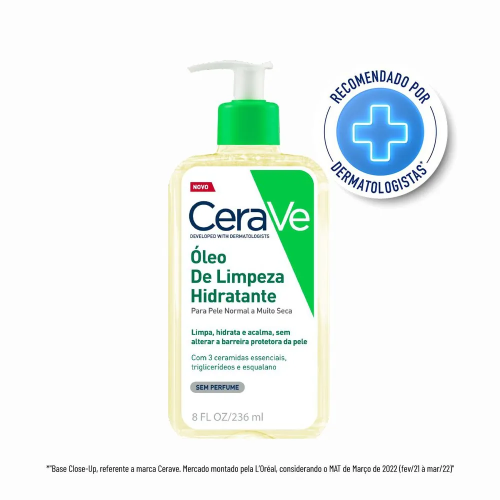 Óleo de Limpeza CeraVe Hidratante 236ml