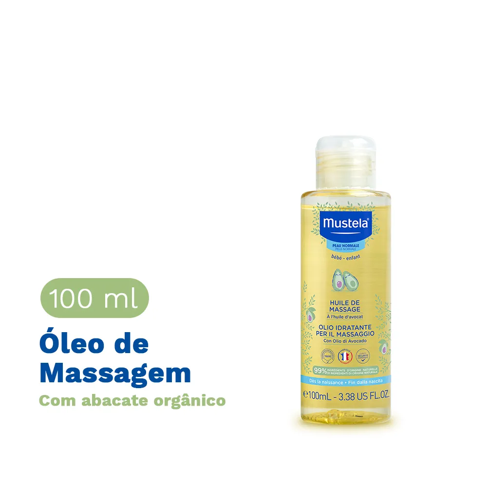 Óleo de Massagem Mustela Infantil Hidratante Calmante 100ml — foto 2