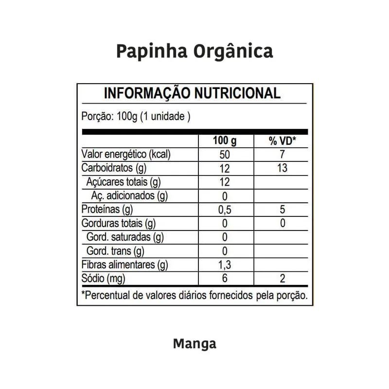 Papinha de Manga - Papapá 100g — foto 2