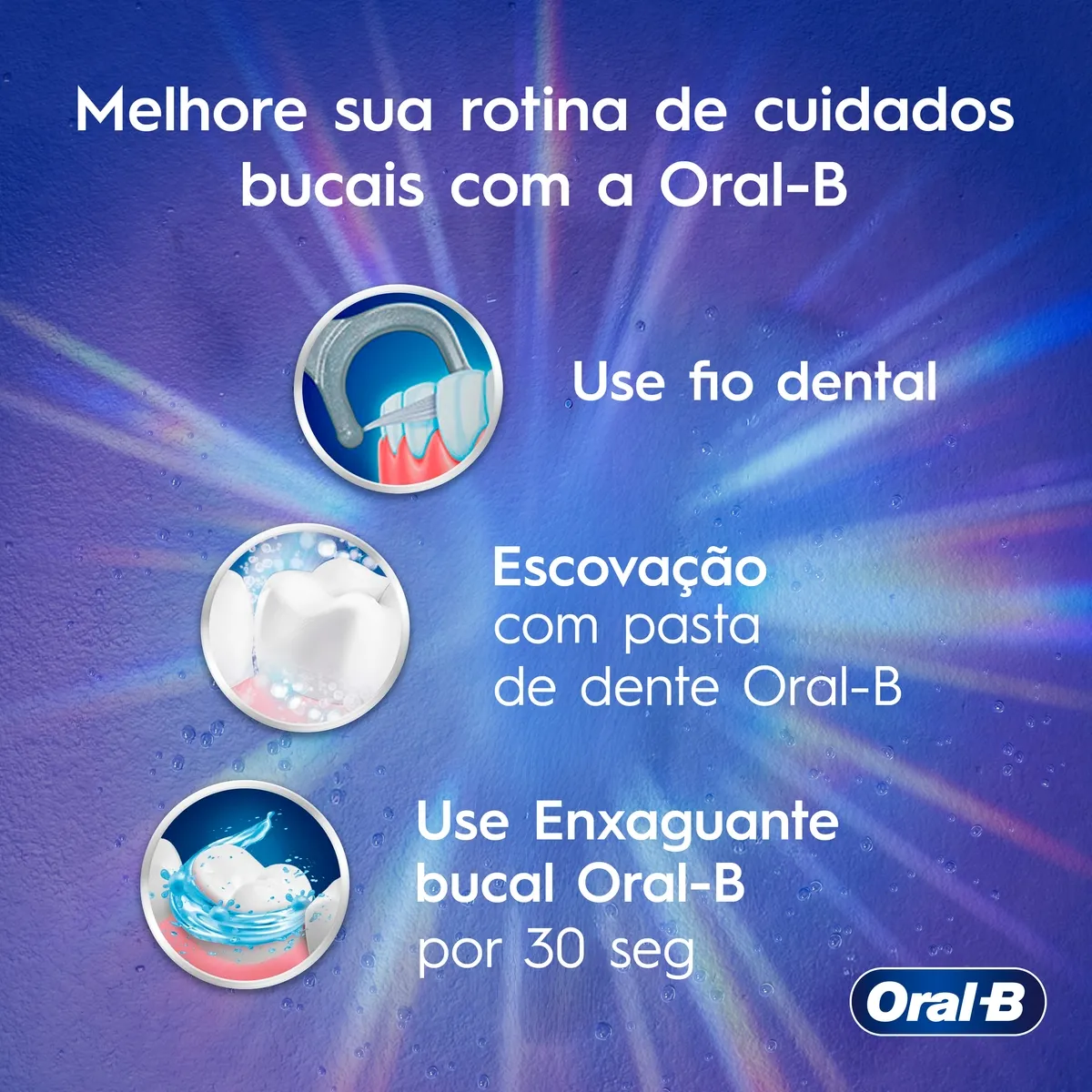 Pasta de Dente Oral-B 3D White Branqueadora 140g — foto 7