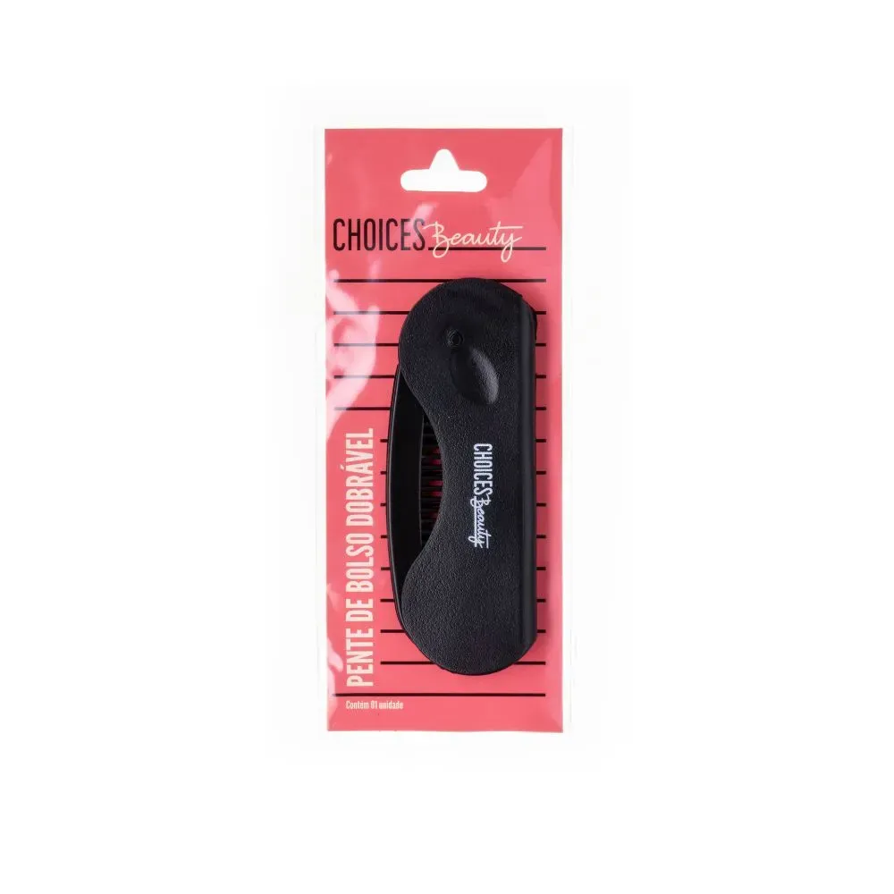 Pente De Bolso Choices Beauty Dobravel 1 Unidade