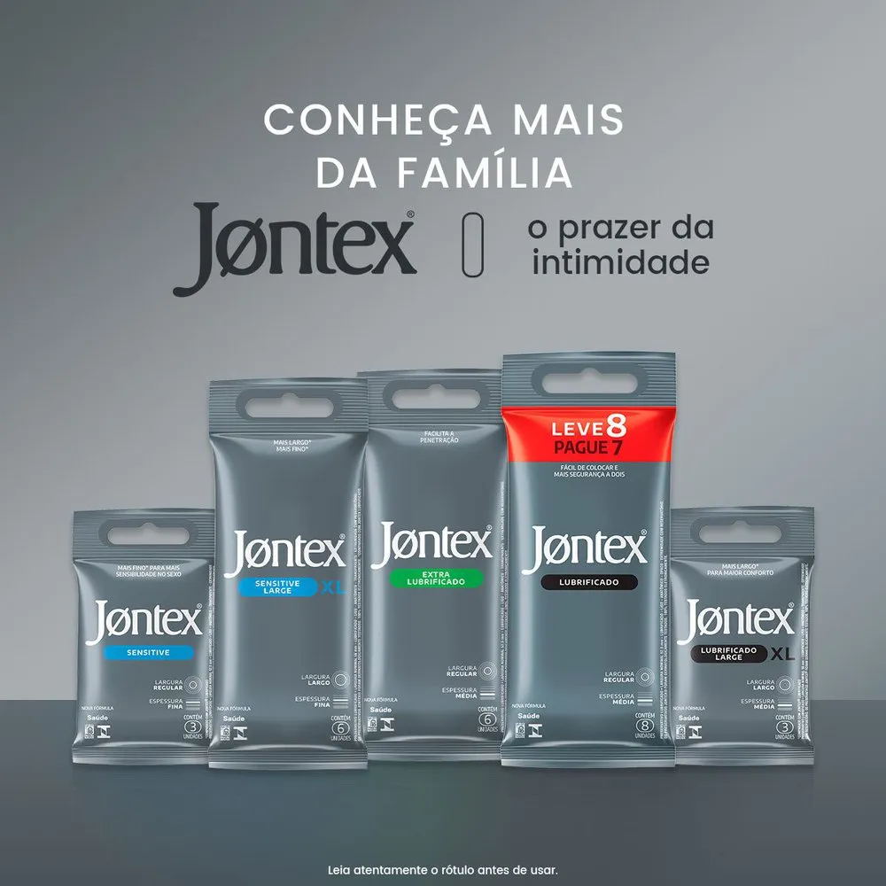 Preservativo Jontex Sensitive Lubrificado Fino Regular 16 Unidades — foto 6