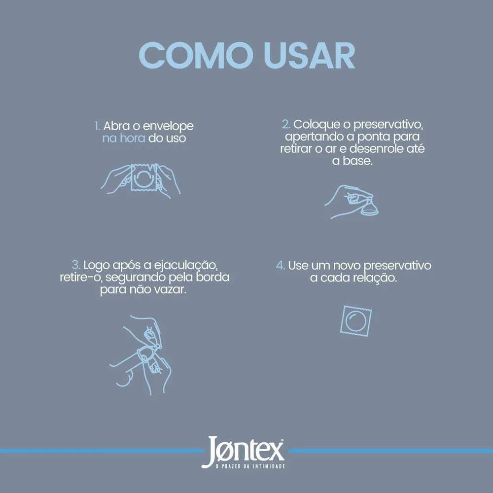Preservativo Jontex Sensitive Lubrificado Fino Regular 16 Unidades — foto 5