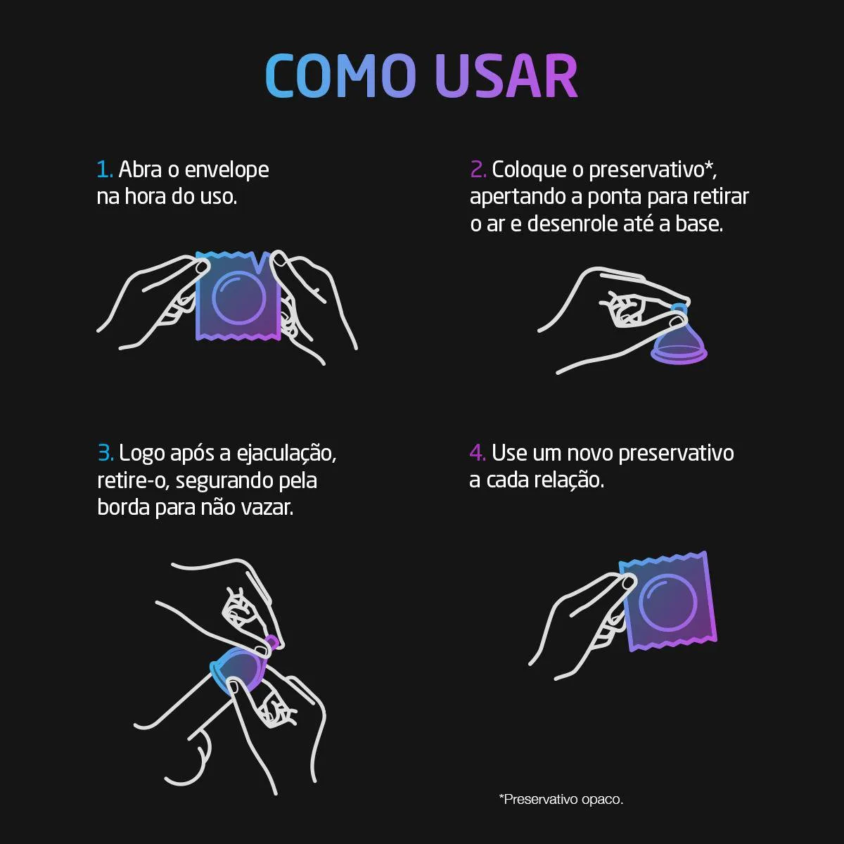 Preservativo Olla Play Lubrificado + Fácil de Colocar 6 Unidades — foto 4