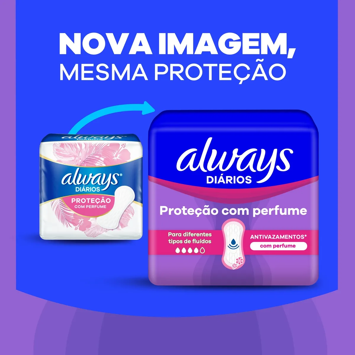Protetor Diário Always Diários com Perfume 80 Unidades — foto 4