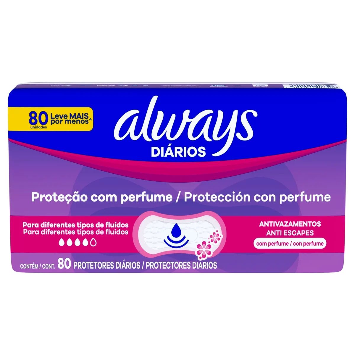 Protetor Diário Always Diários com Perfume 80 Unidades — foto 8