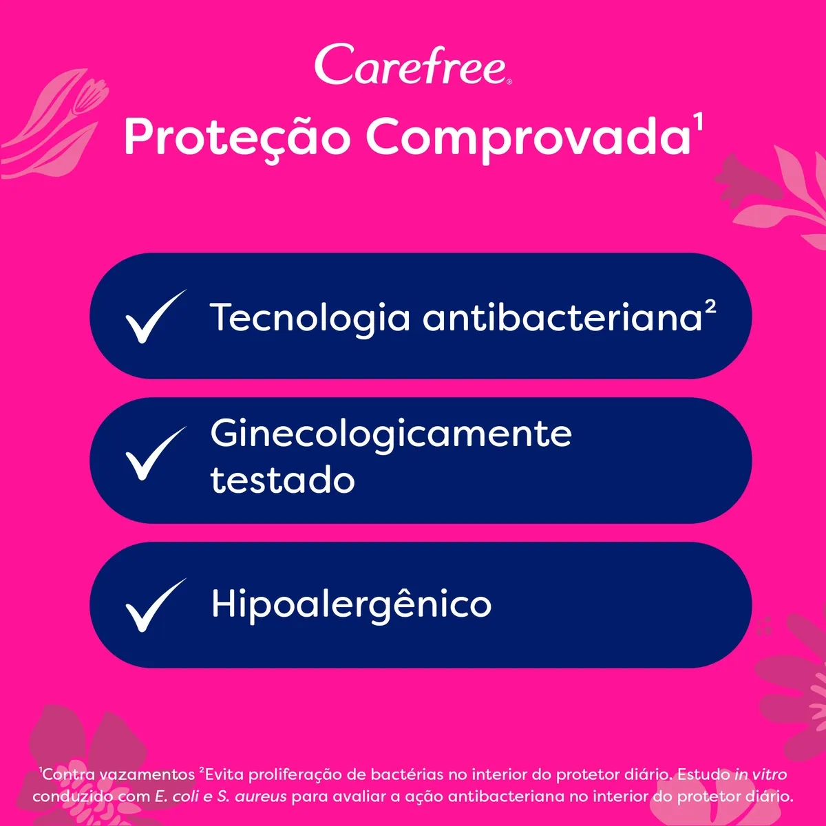 Protetor Diário Carefree Proteção Extra Longo Com Fragância 60un — foto 7
