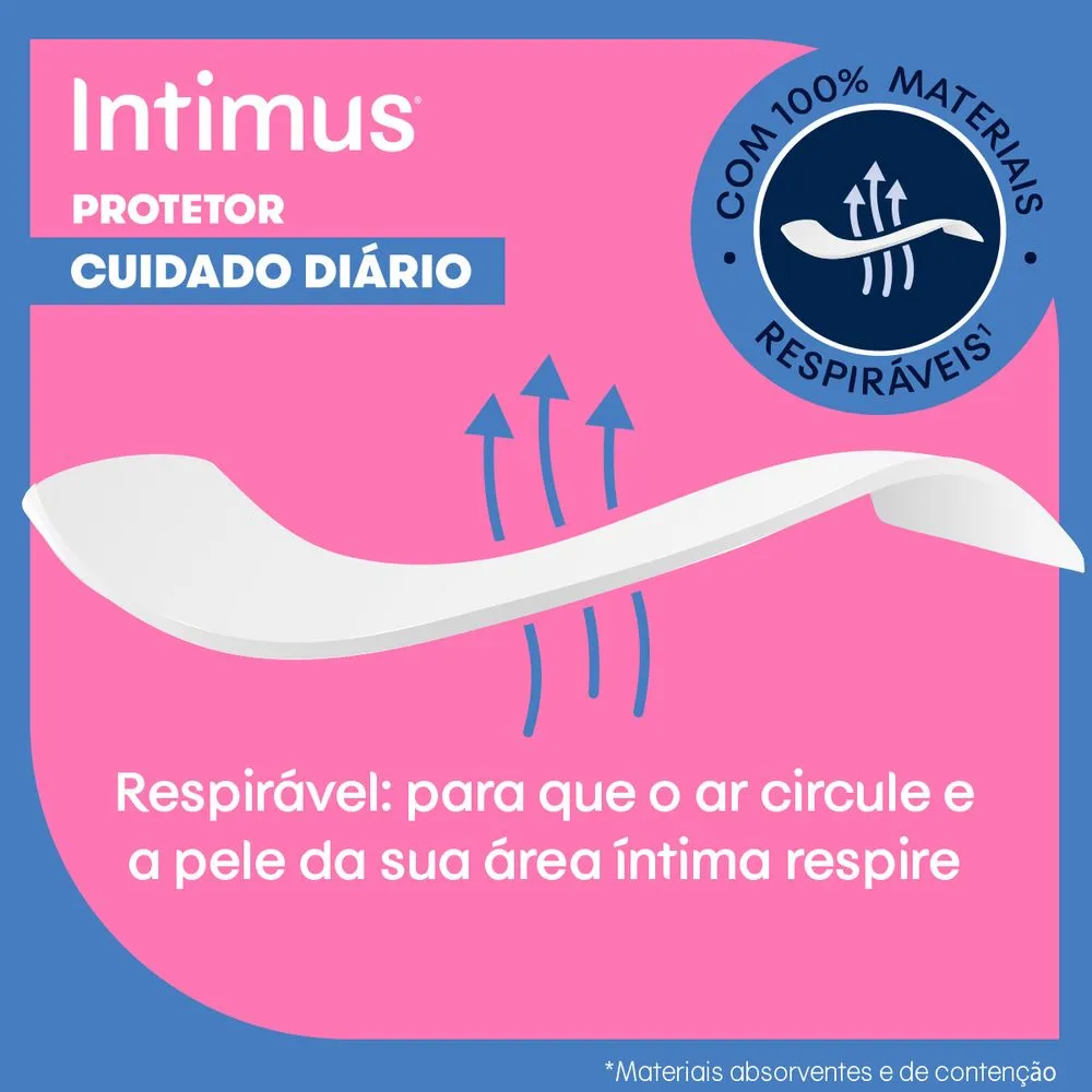 Protetor Diário Intimus Cuidado Diário 80 Unidades — foto 4