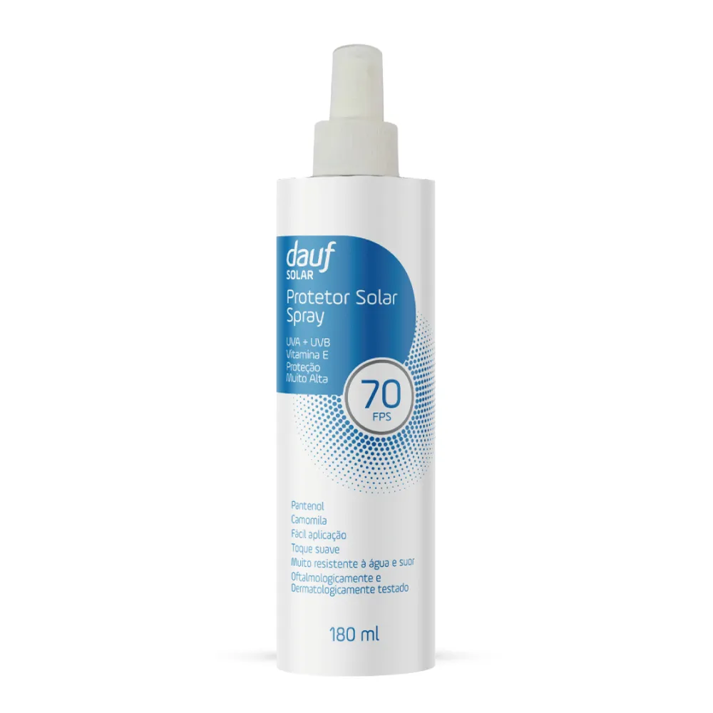 Protetor Solar Dauf FPS70 Spray 180ml