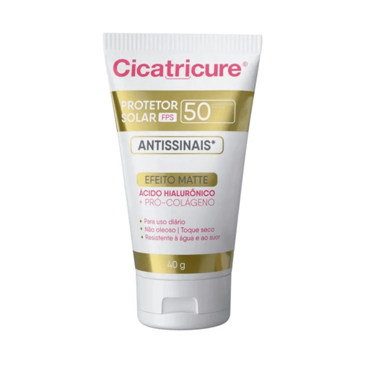 Protetor Solar Facial Cicatricure Antissinais FPS50 Efeito Matte 40g — foto 2